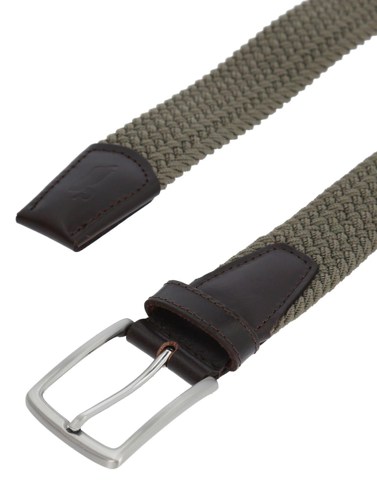 Cinturon Cuero /Elastano Hombre Rf Tanner Café-2