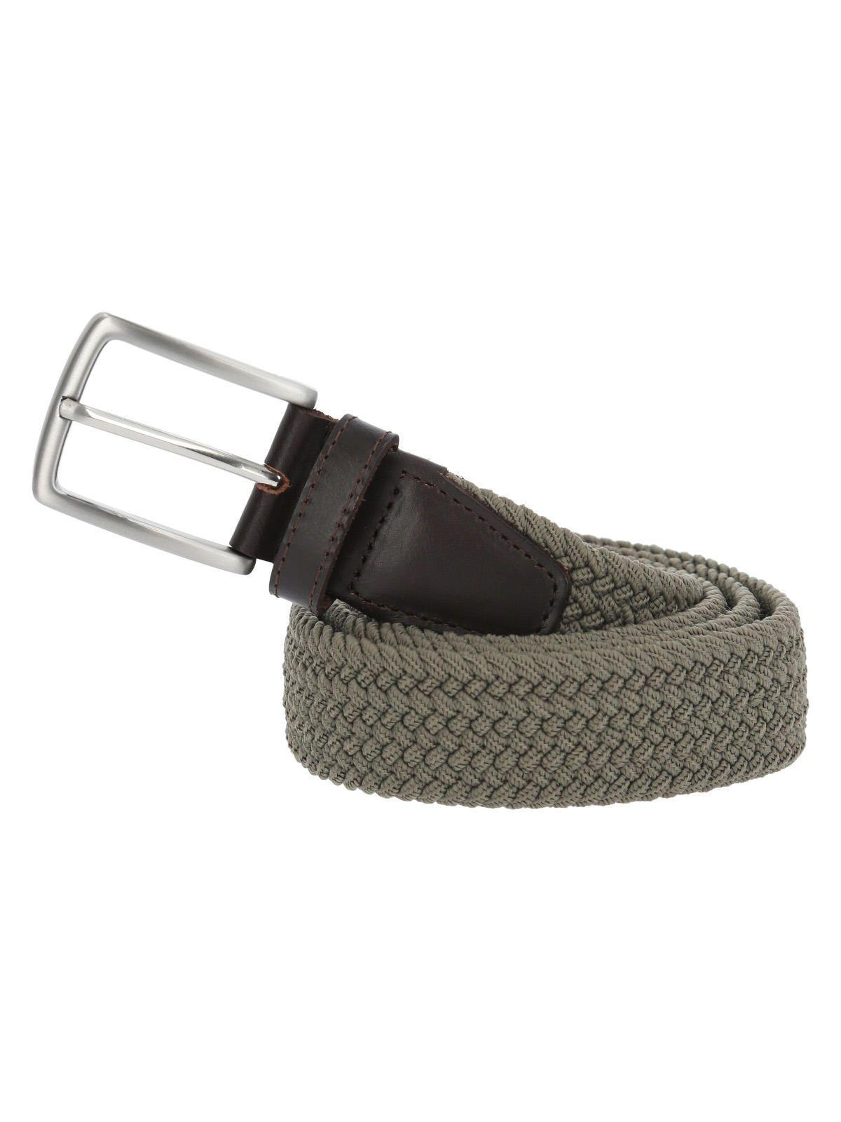 Cinturon Cuero /Elastano Hombre Rf Tanner Café-0