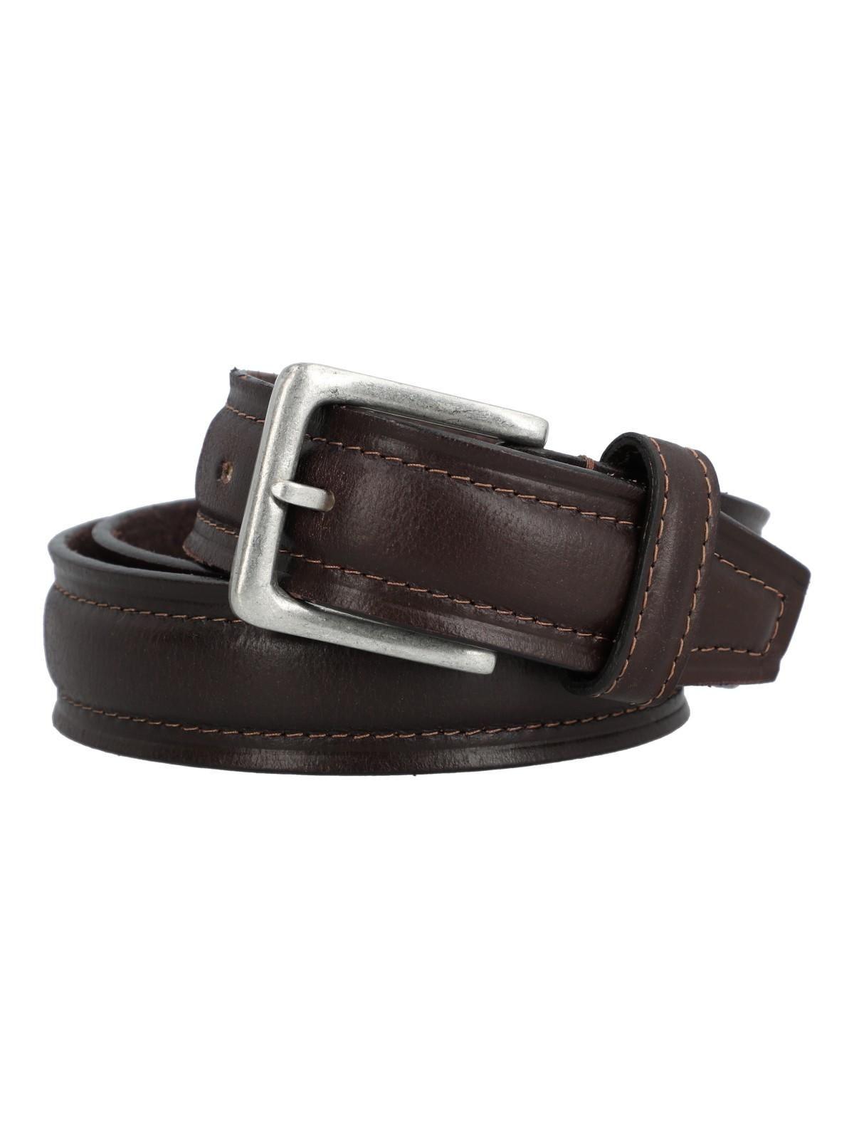 Cinturon Cuero Hombre Rf Fanti Café-0