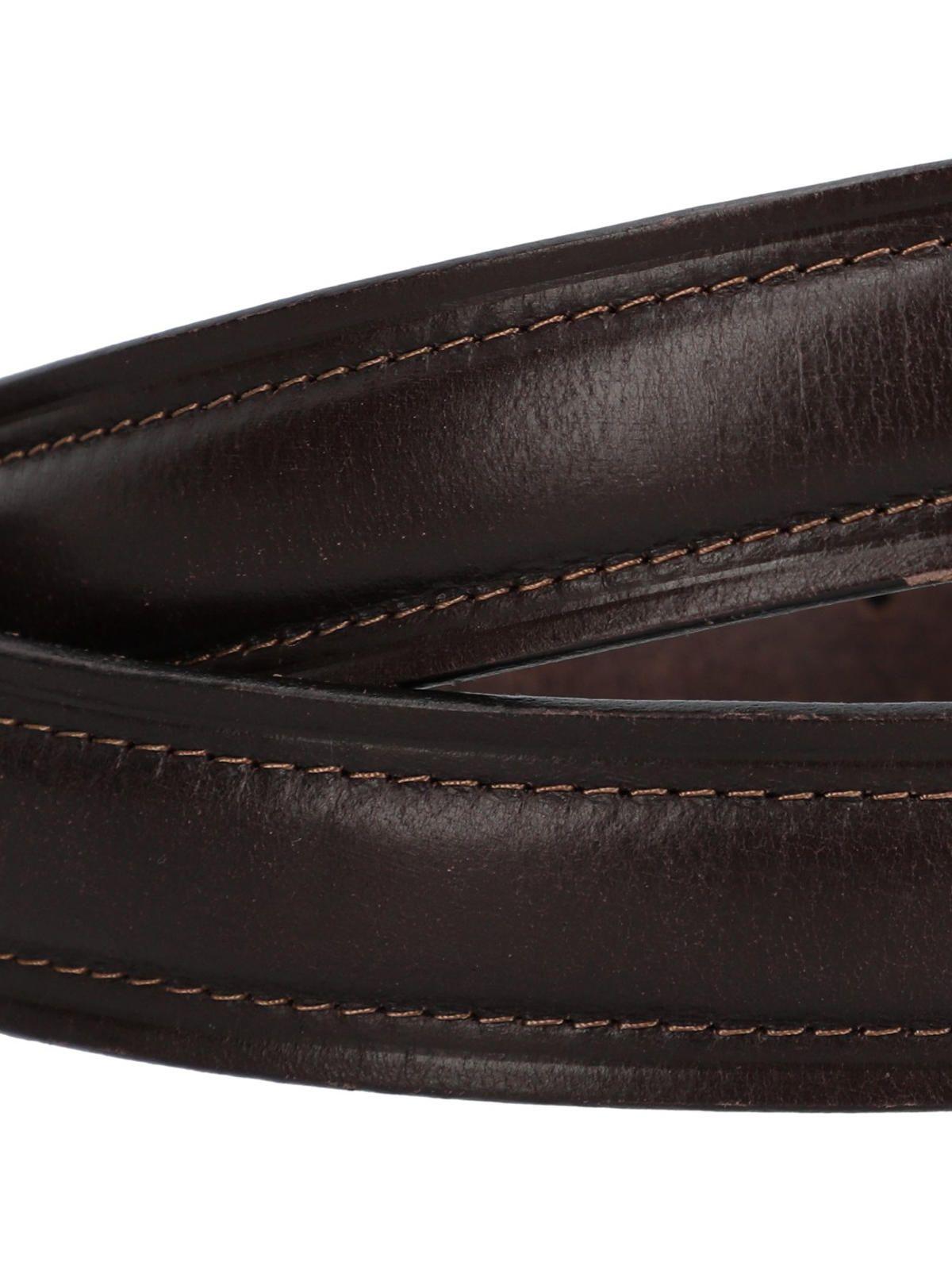 Cinturon Cuero Hombre Rf Fanti Café-2