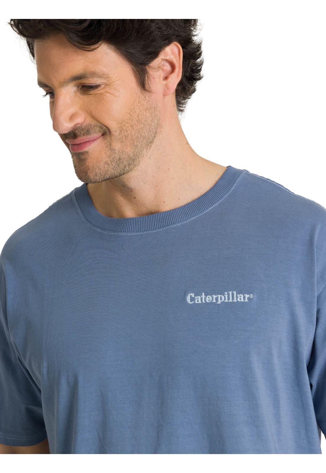 Polera Casual Hombre Heavyweight Relaxed Azul-4