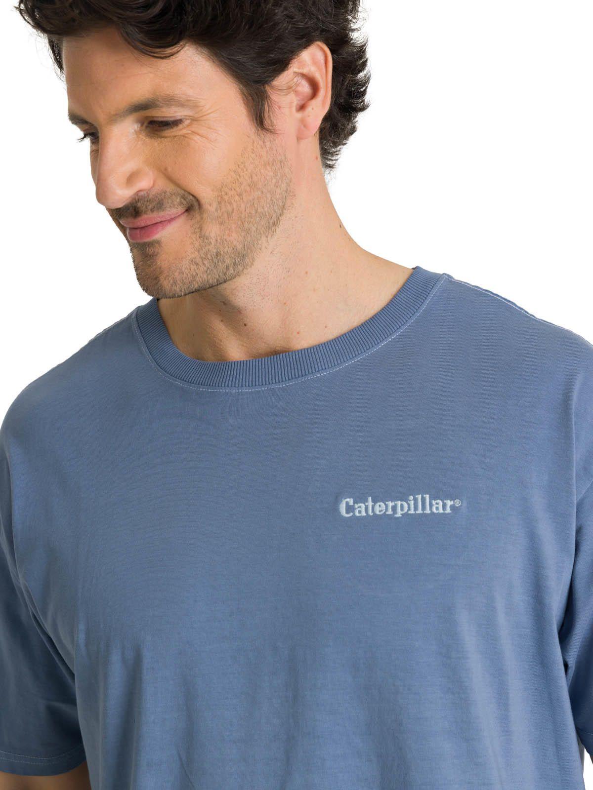 Polera Casual Hombre Heavyweight Relaxed Azul-4