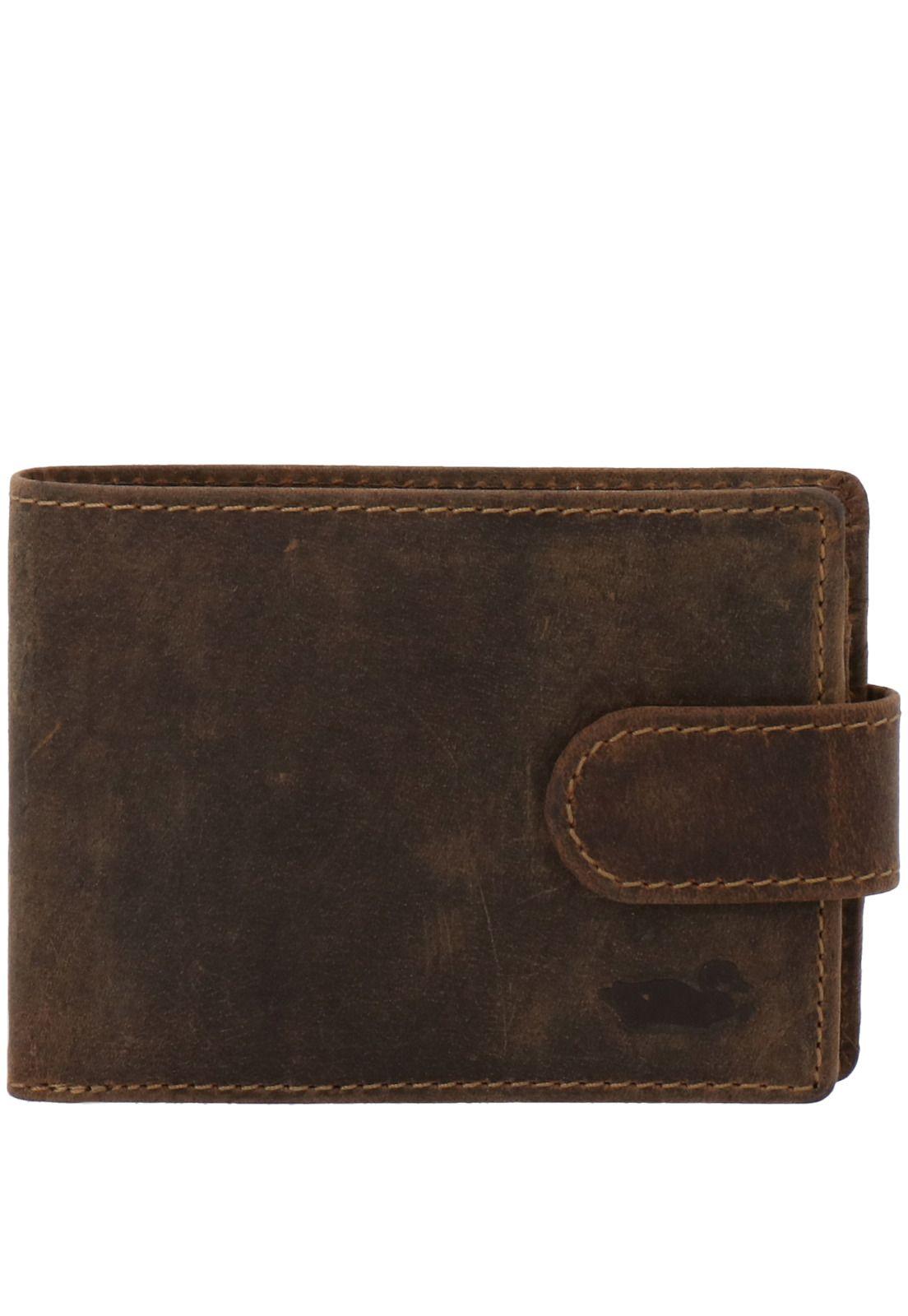 Billetera Cuero Hombre Whhu 12B Triple Café-0