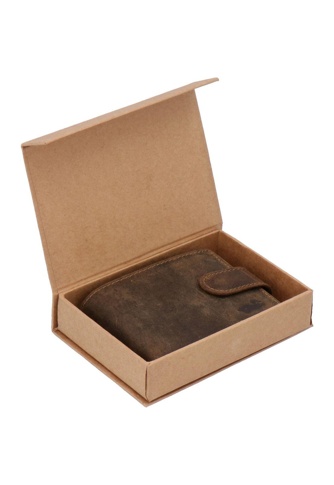 Billetera Cuero Hombre Whhu 12B Triple Café-3