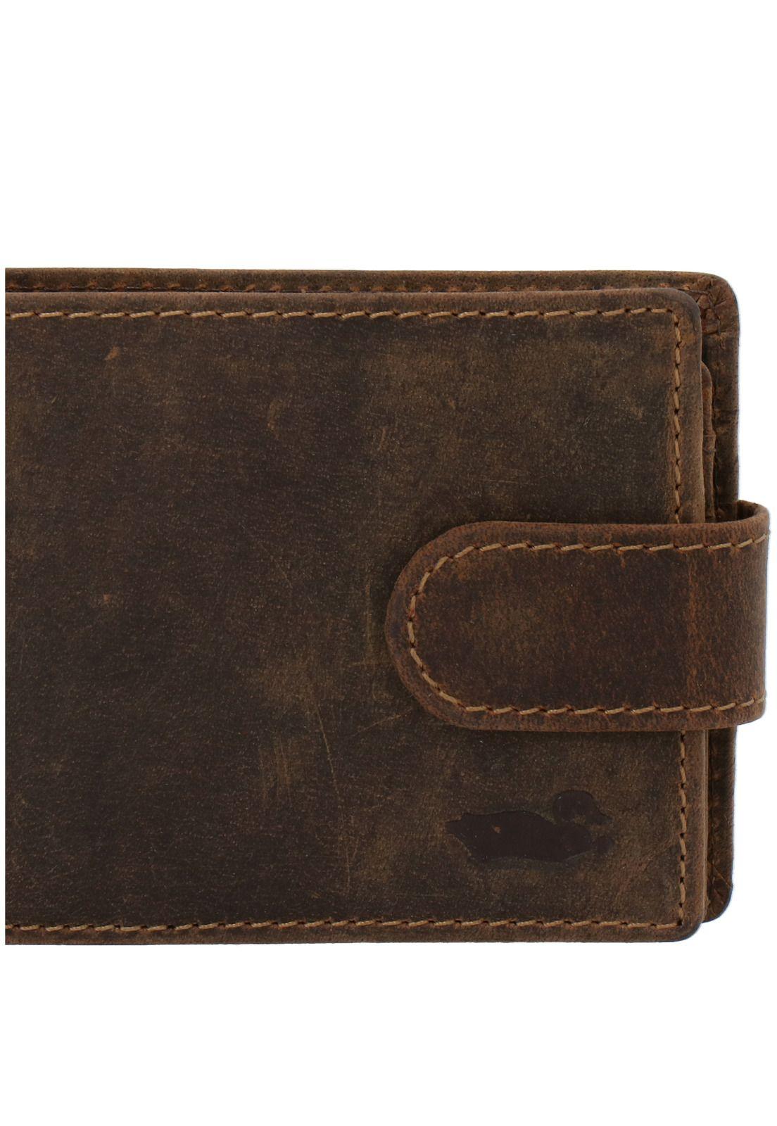 Billetera Cuero Hombre Whhu 12B Triple Café-4