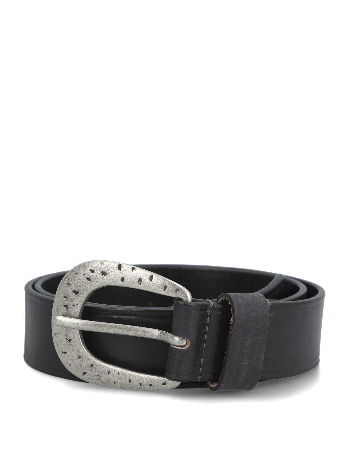 Cinturón Cuero Mujer Hpw Classic Negro-1