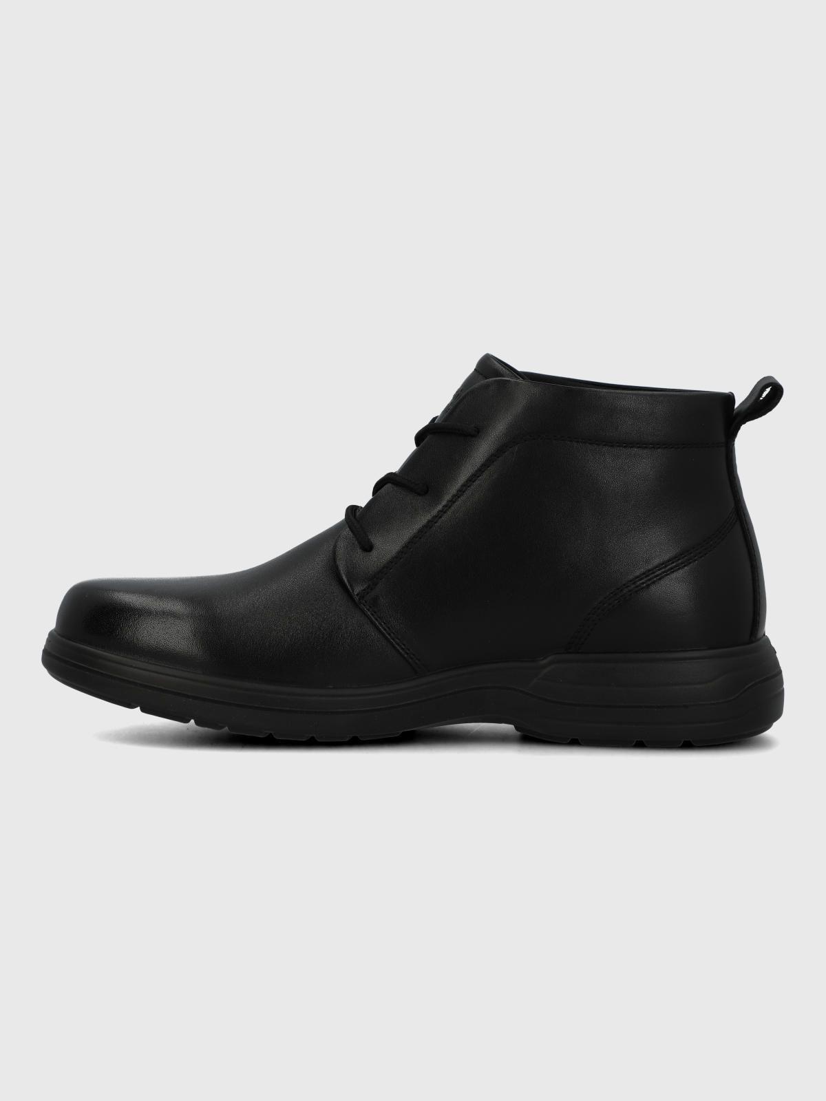 Botin Cuero Hombre Ansel Negro-4