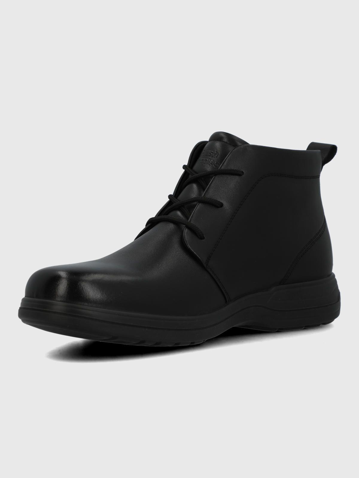 Botin Cuero Hombre Ansel Negro-5