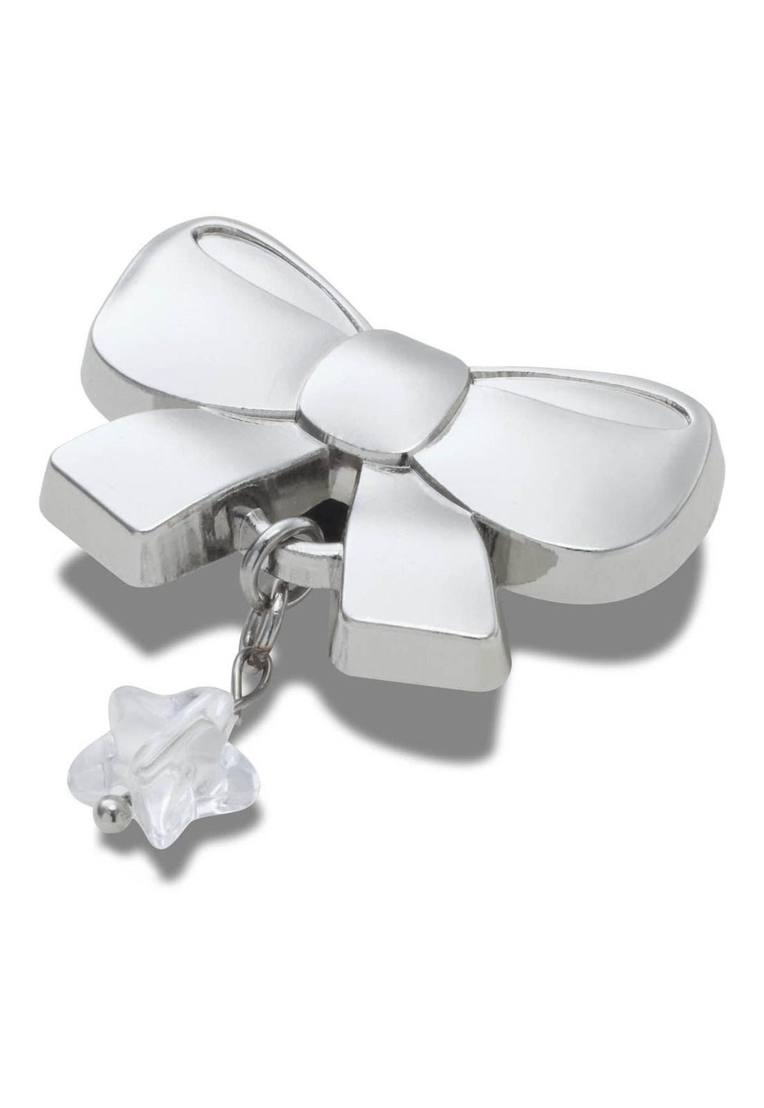 Jibbitz Lazo Plateado Colgante Plateado-2