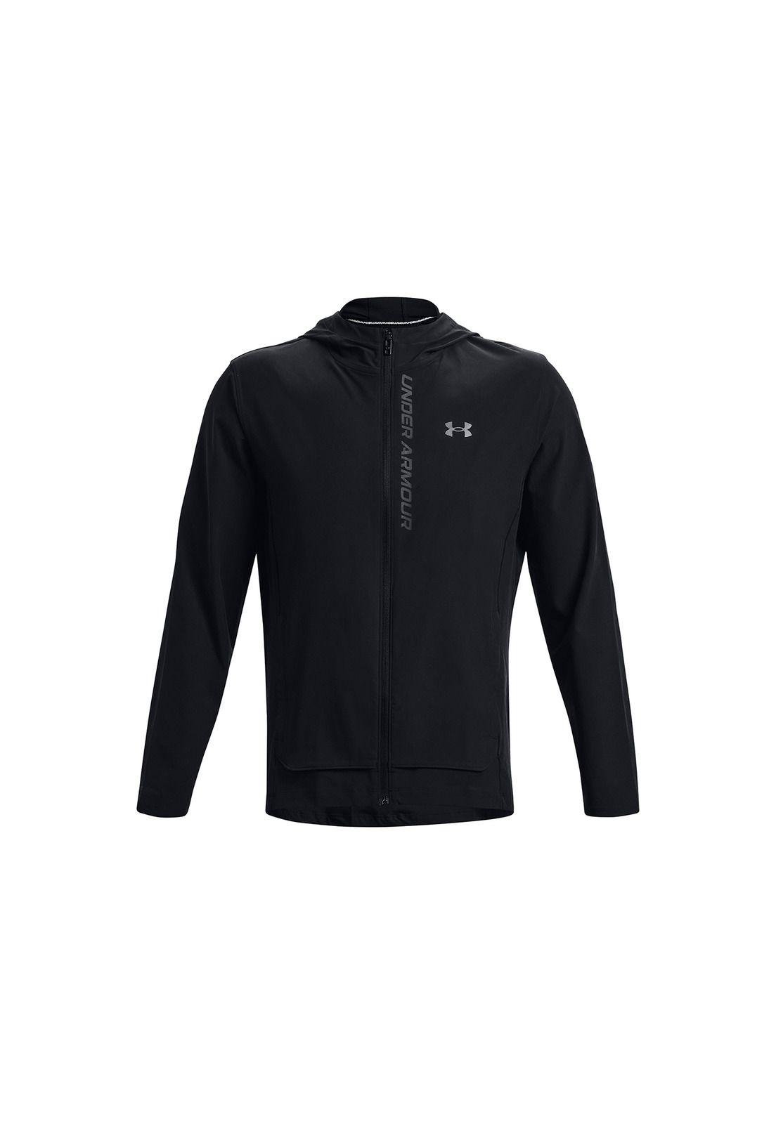 Chaqueta Running Outrun The Storm Negro Hombre-0