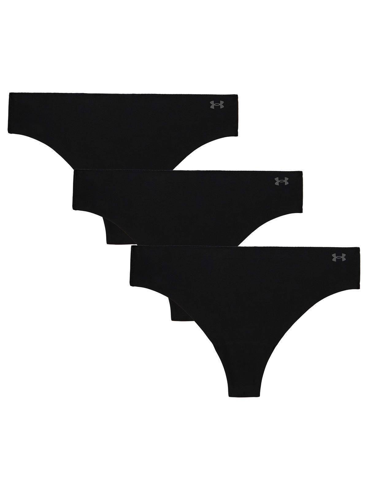 Calzón Strtch Ns Thng Solid Negro mujer-5