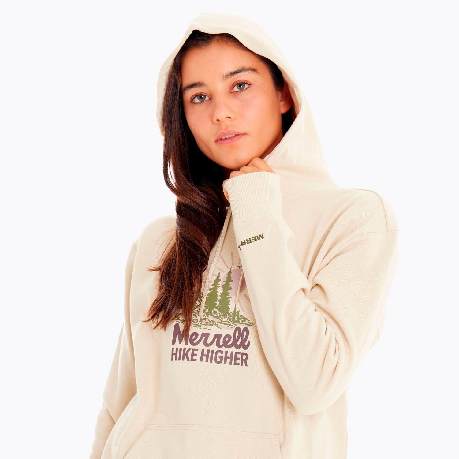 Polerón Mujer Hike Higher Gris-4