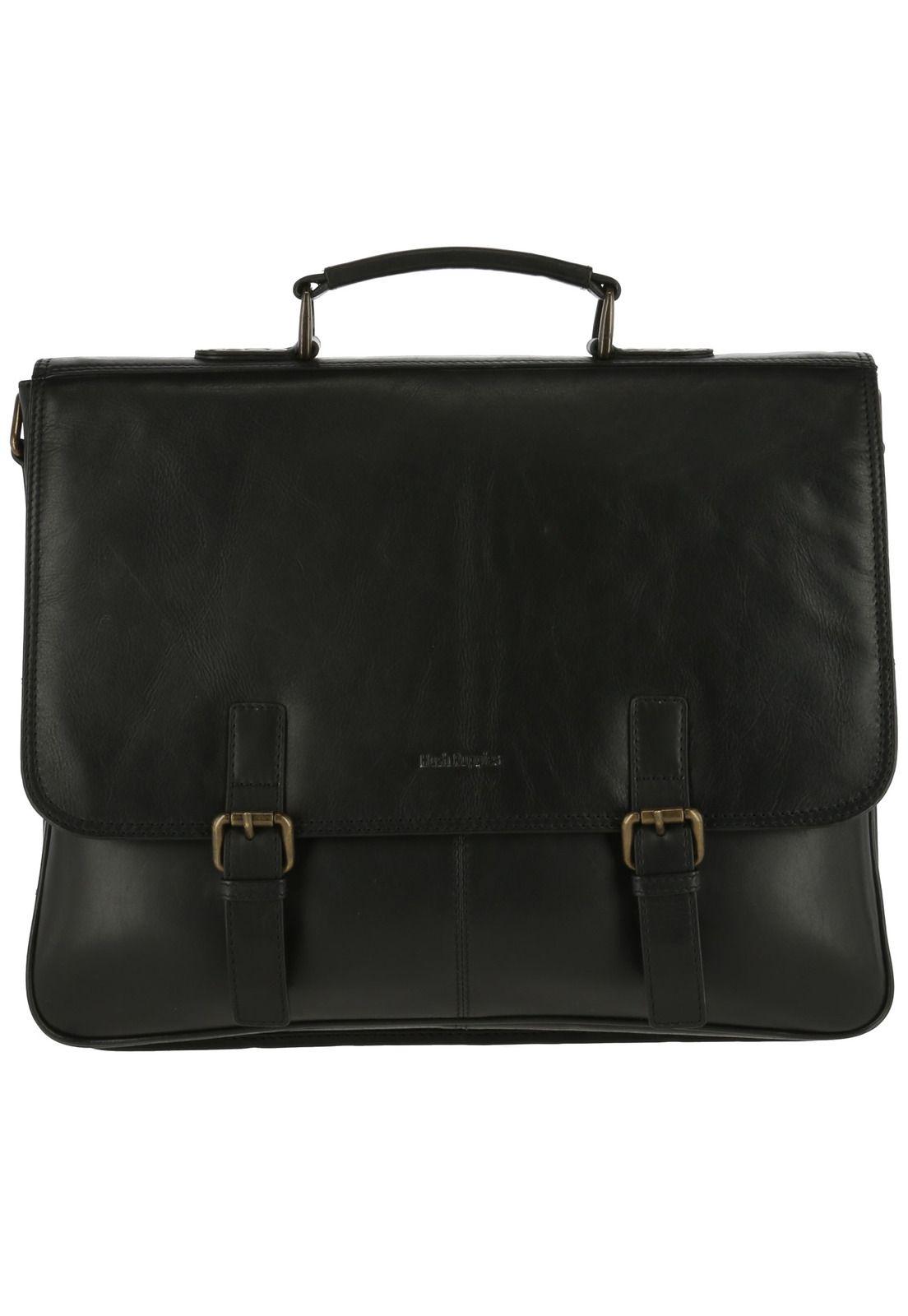 Maletín Cuero Jag Charles Negro-0