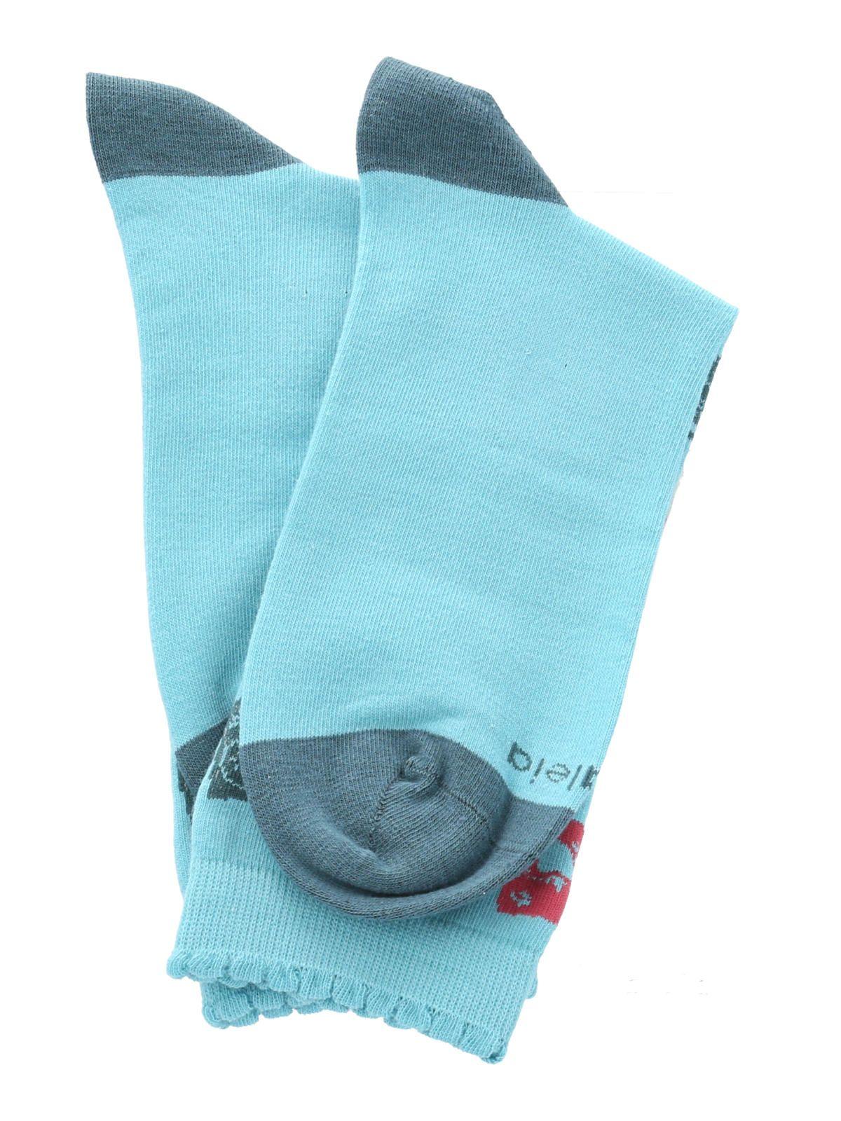 Calcetines Catrina Mujer Azul-2