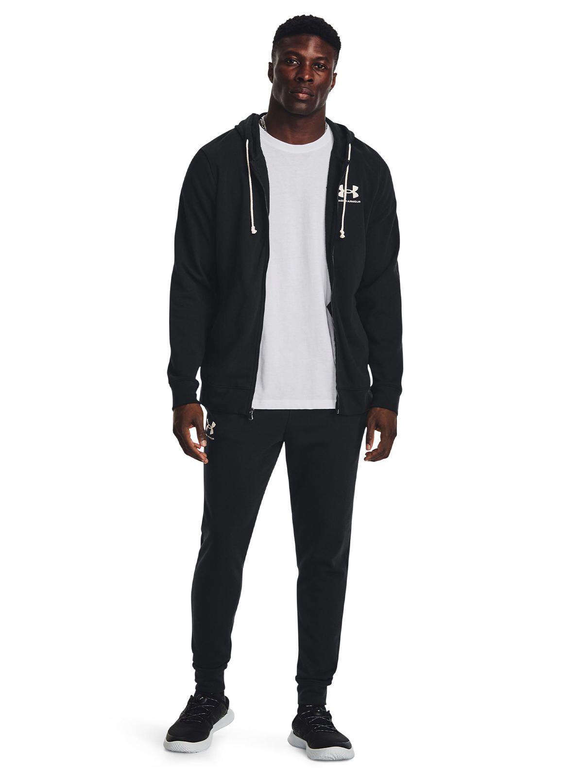 Joggers de rizo UA Rival Negro para hombre-5