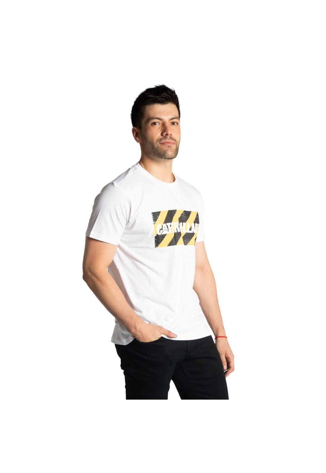 Polera Manga Corta  Hombre Fdtn Ww Site Tee Blanco-0