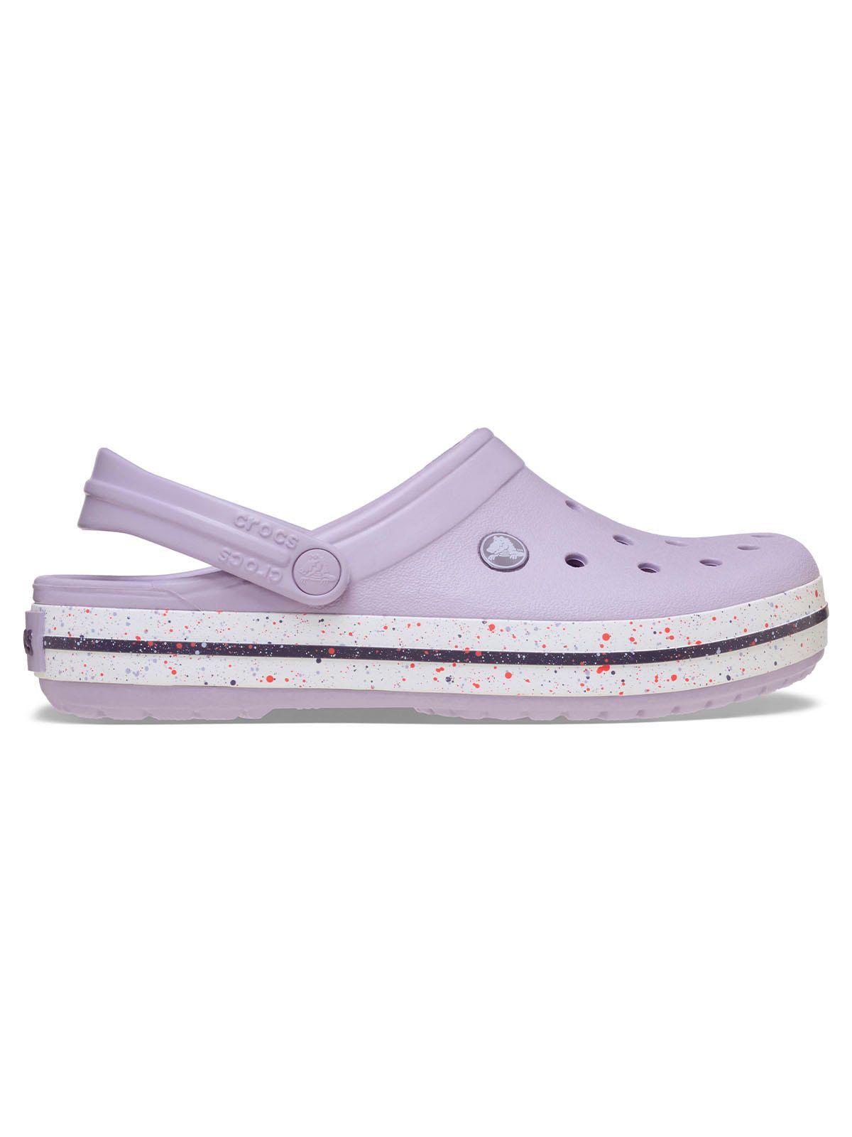 Zueco Crocs Mujer Crocband Morado Pastel-1