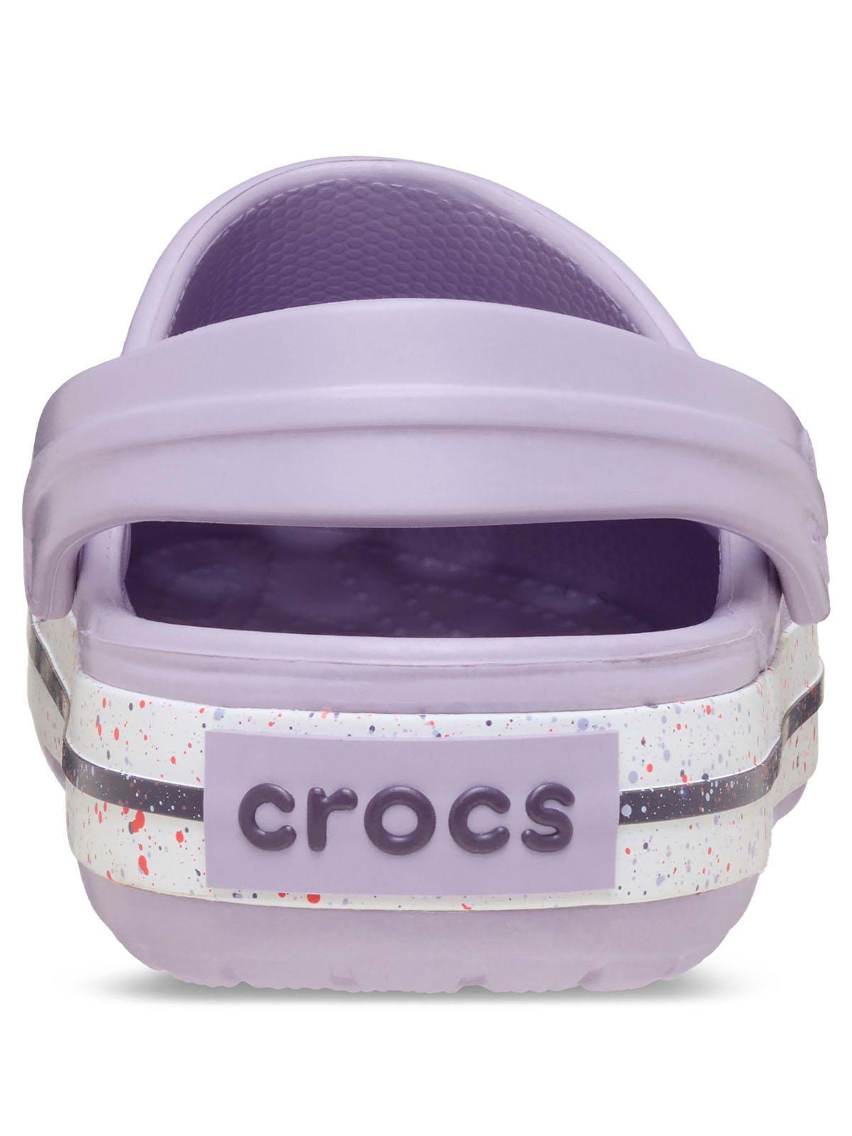Zueco Crocs Mujer Crocband Morado Pastel-5