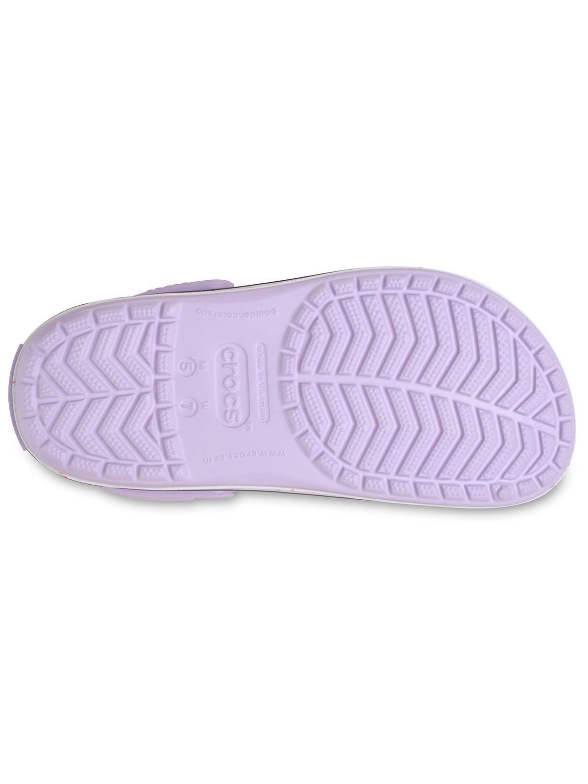 Zueco Crocs Mujer Crocband Morado Pastel-6