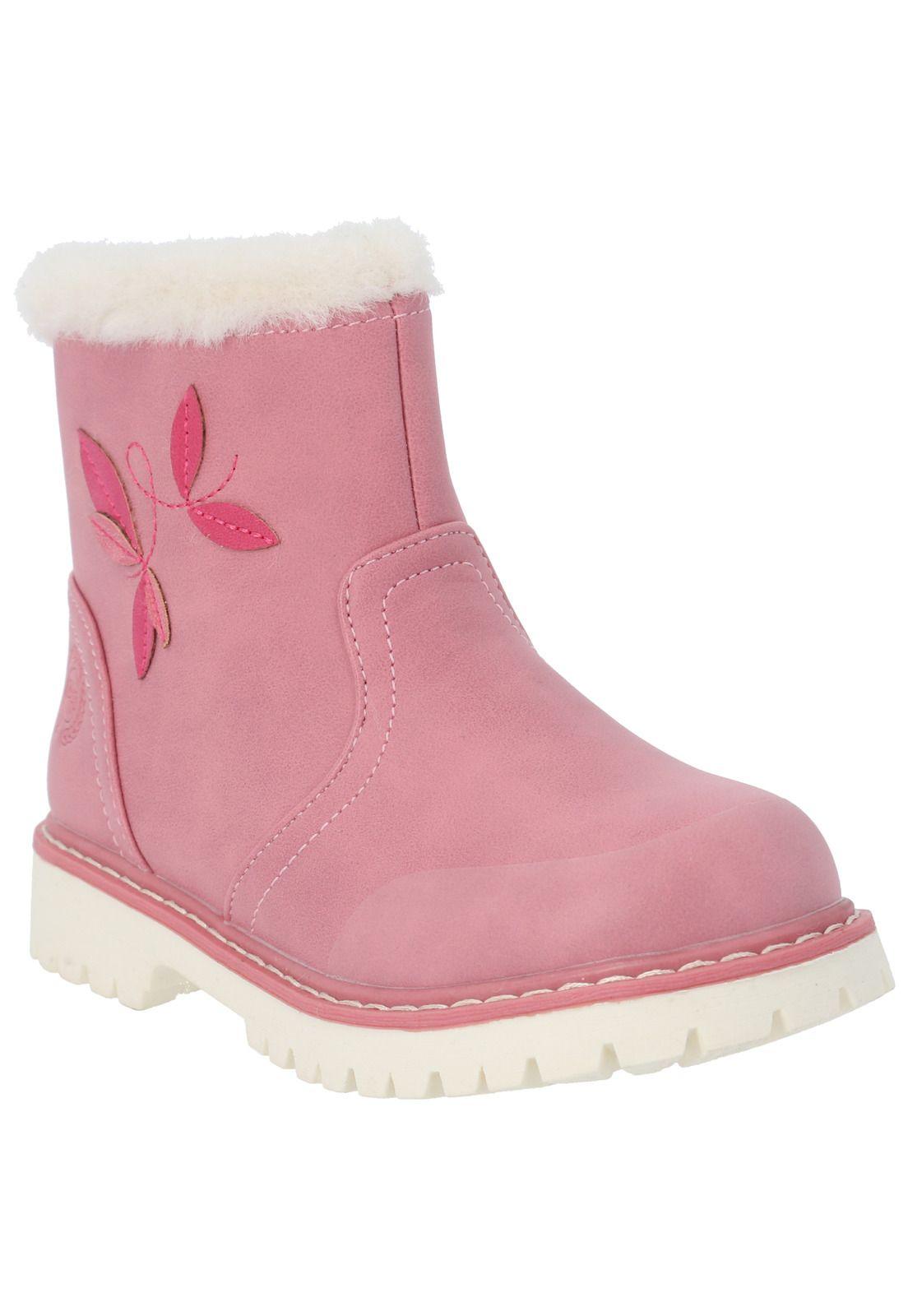Botín Niña Isla Rosado-0