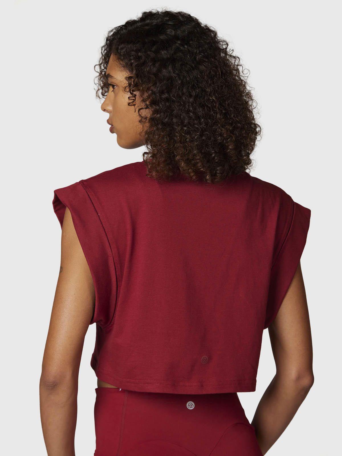 Polera Mujer Clarissa Granate -3