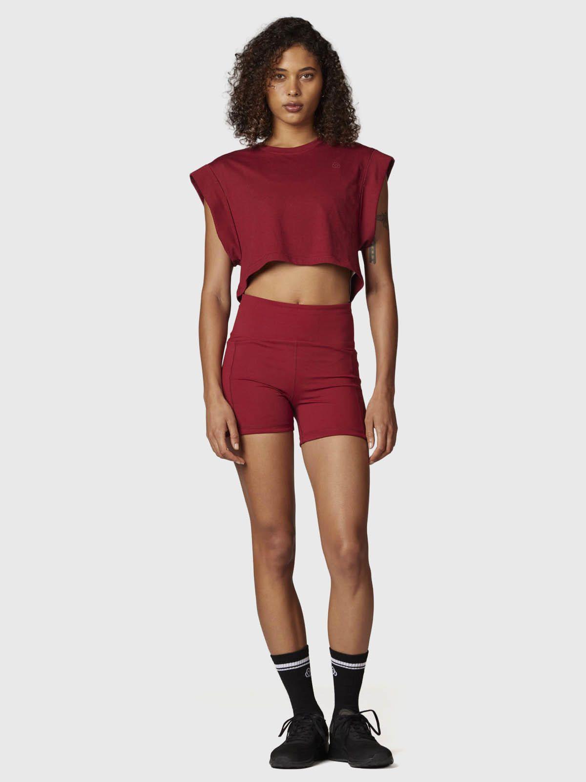 Polera Mujer Clarissa Granate -4