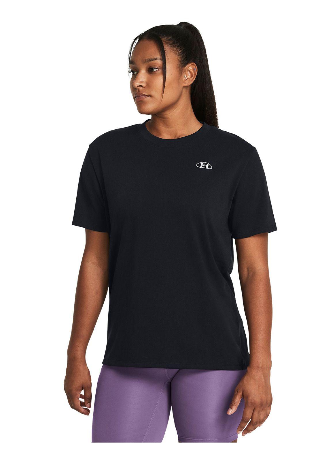 Polera Oversize Heavyweight Mujer Negro-0