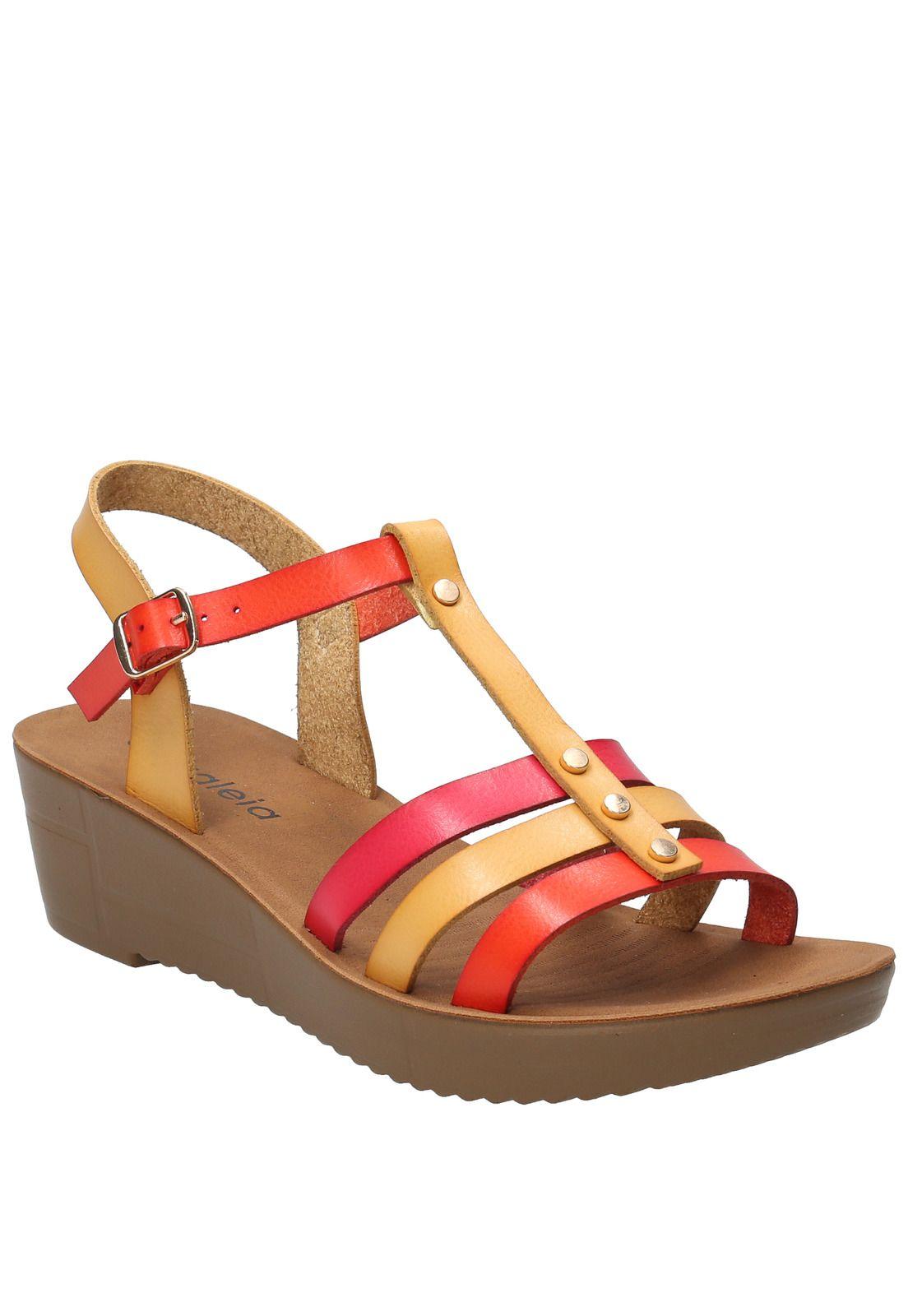 Sandalia Ellen Amarillo Mujer-0