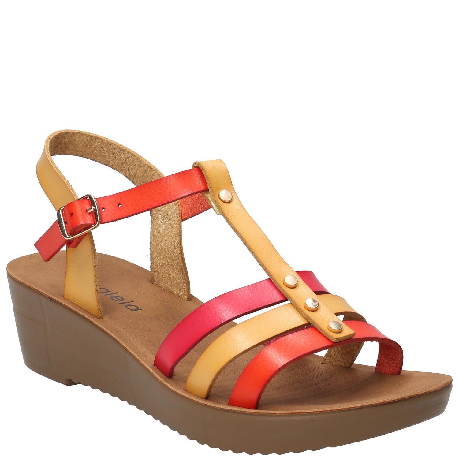 Sandalia Ellen Amarillo Mujer-0