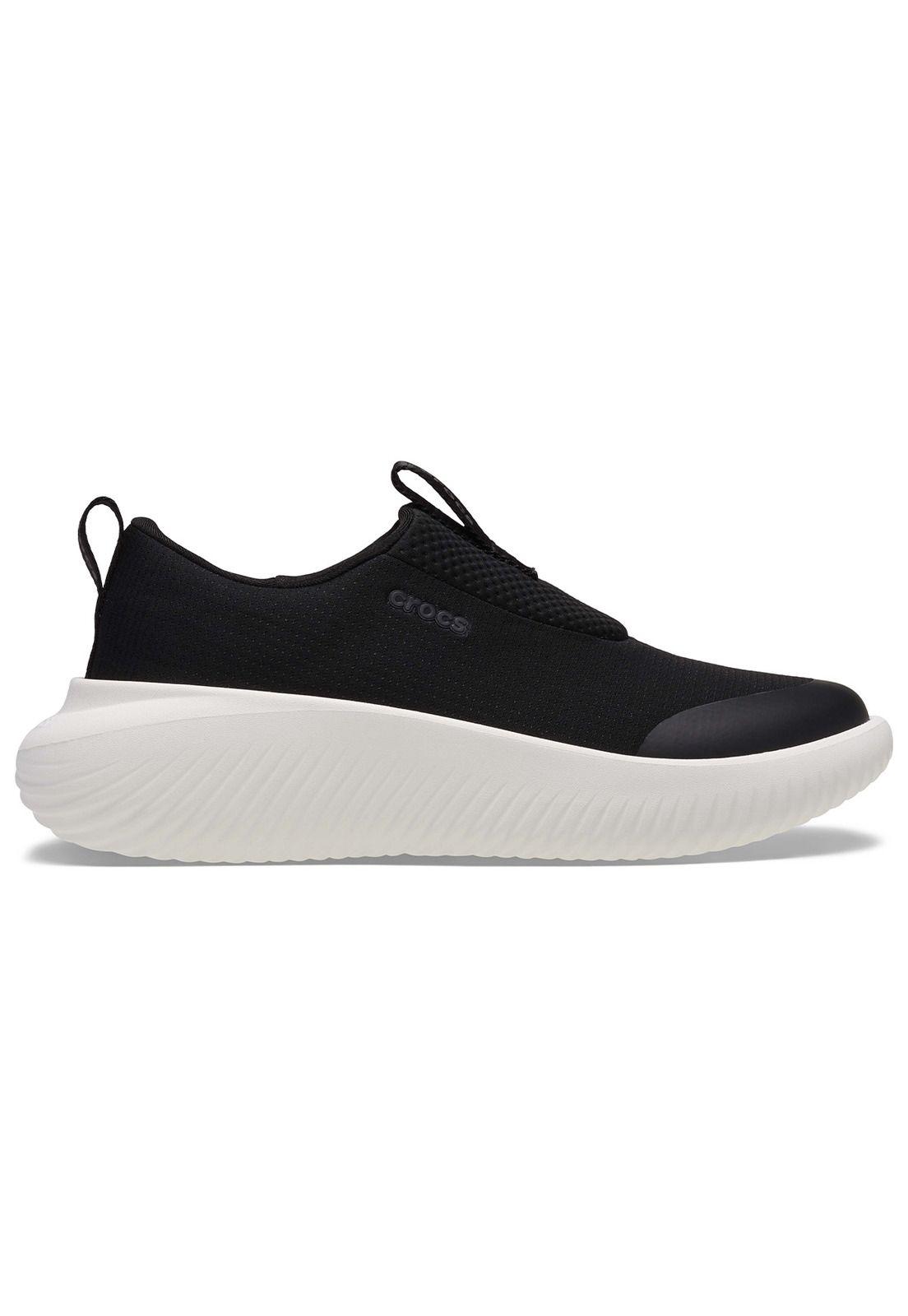 Zapatilla Crocs Hombre Mellow Ease Negro Blanco-0