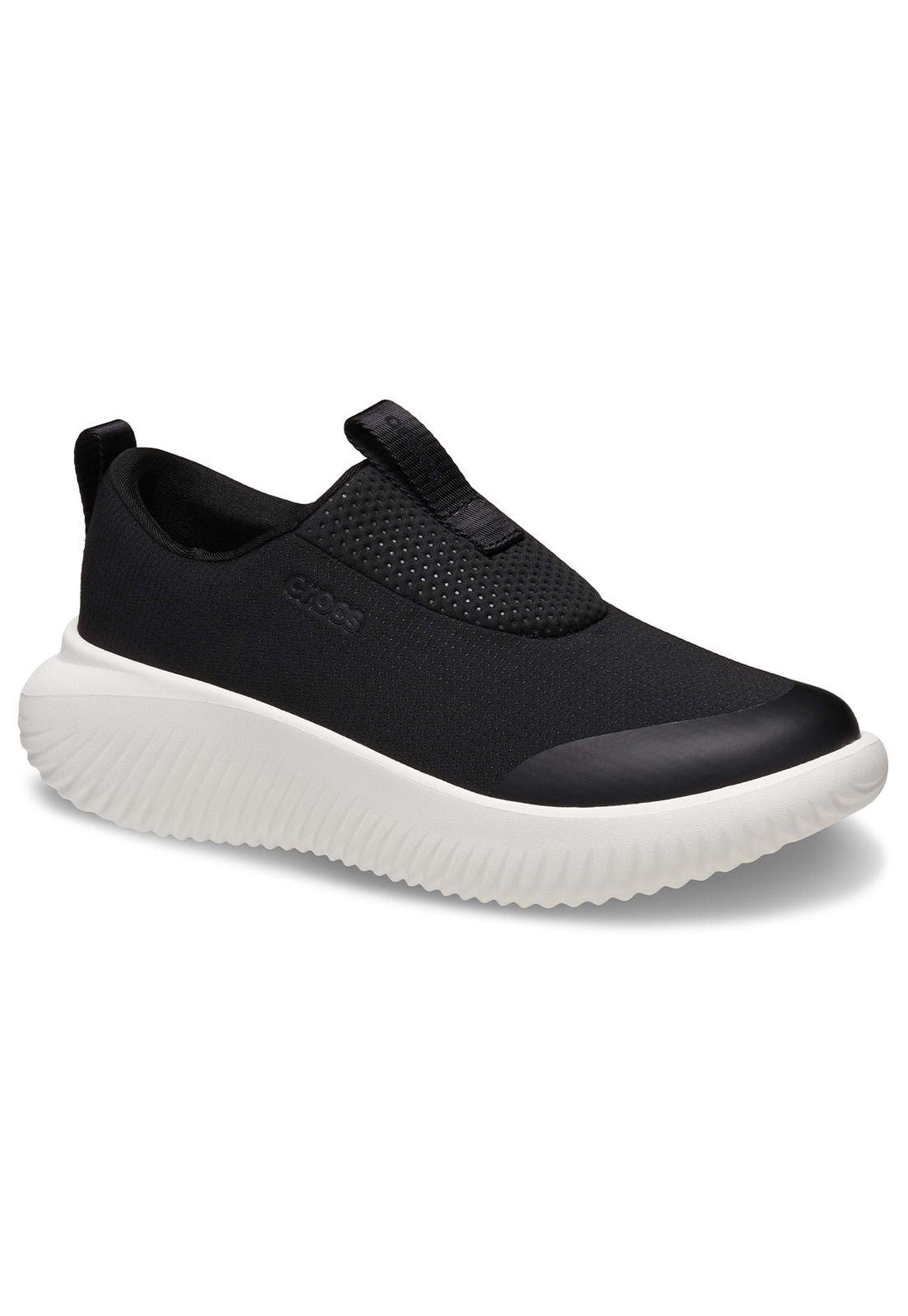 Zapatilla Crocs Hombre Mellow Ease Negro Blanco-6