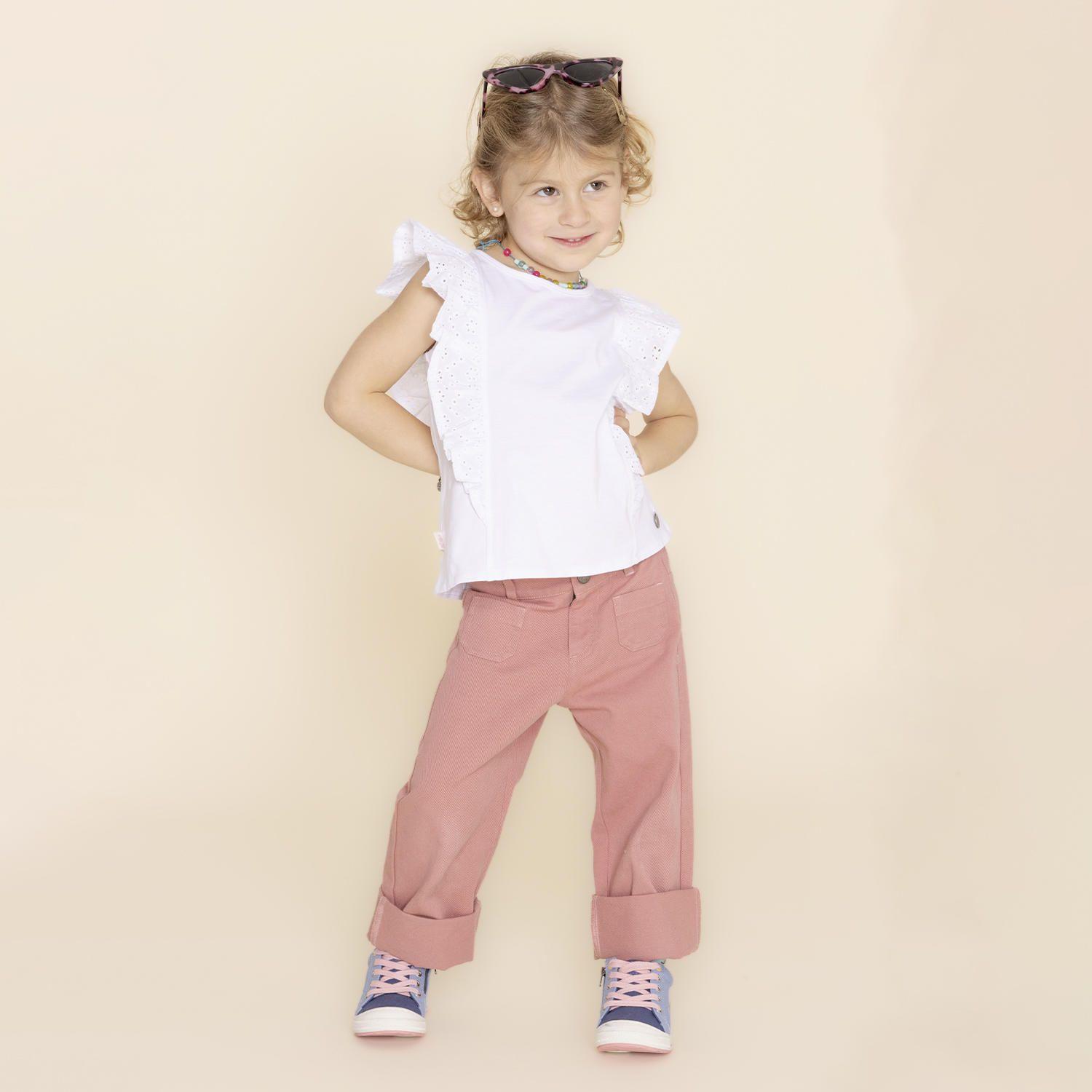 Polera Niña Matilda (4-16) Crema-4