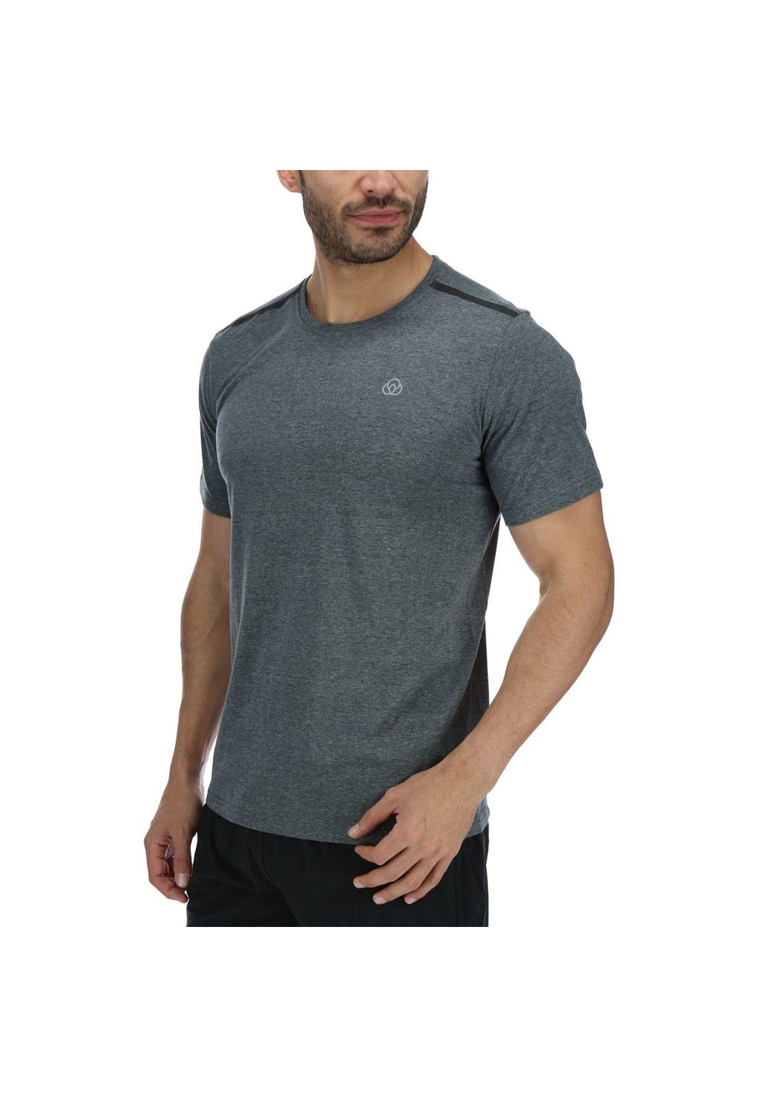 Polera M/C T Shirt Tioga Negro-1