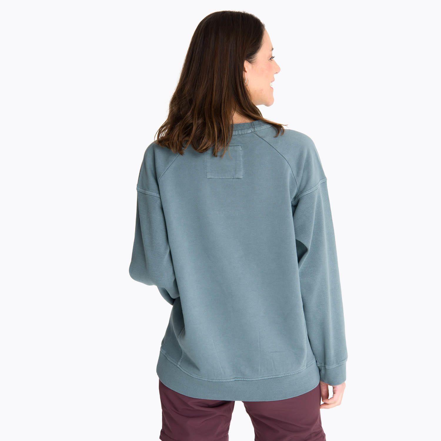 Poleron Mujer Crewneck Pokiha Verde Musgo -3