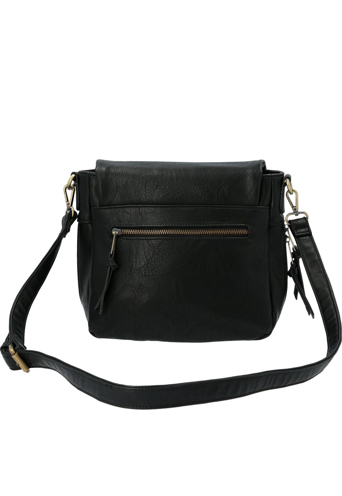 Cartera Mujer Sever Cross Negro-2