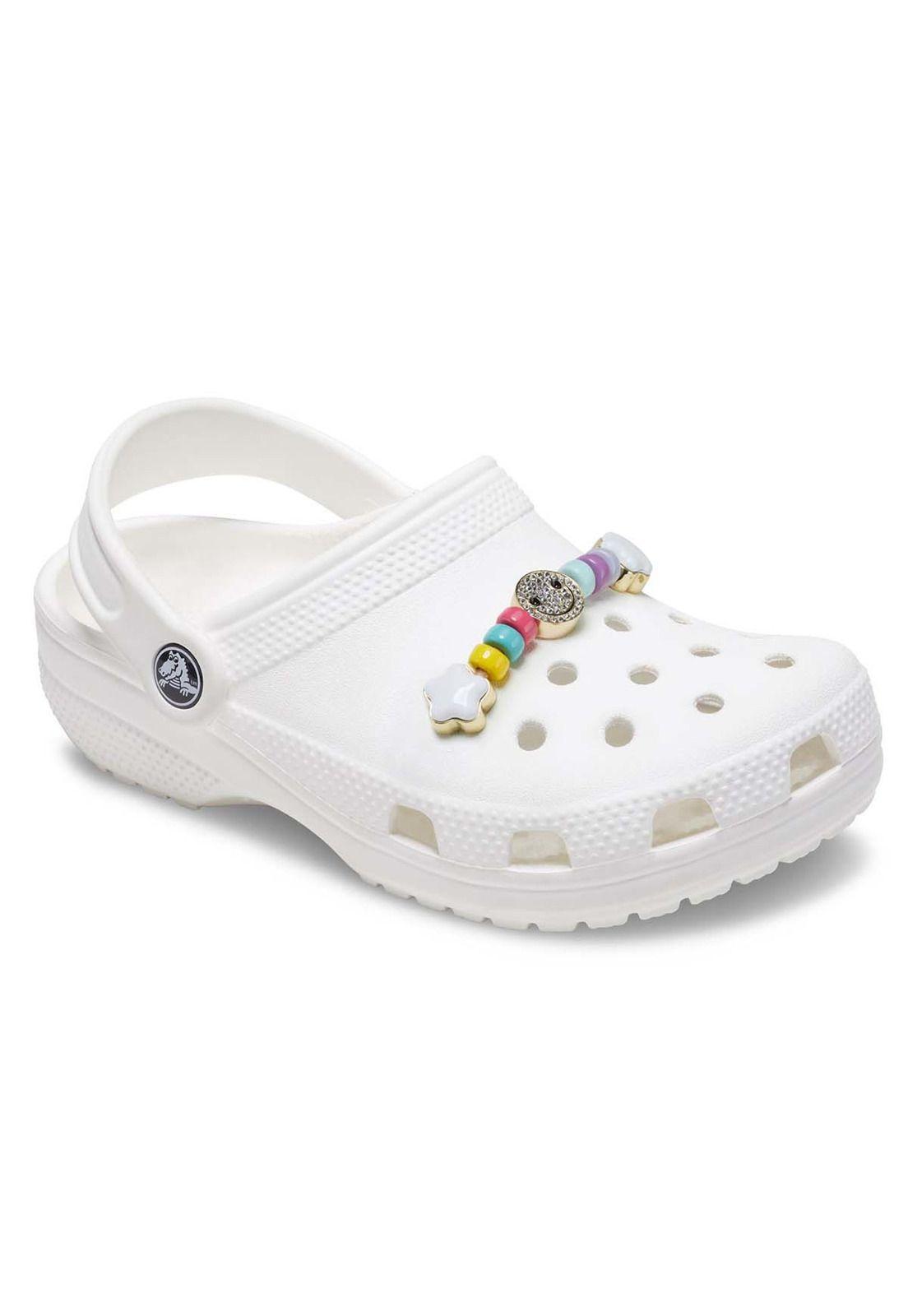 Jibbitz Cadena Sonrisa Colorida Negro-1