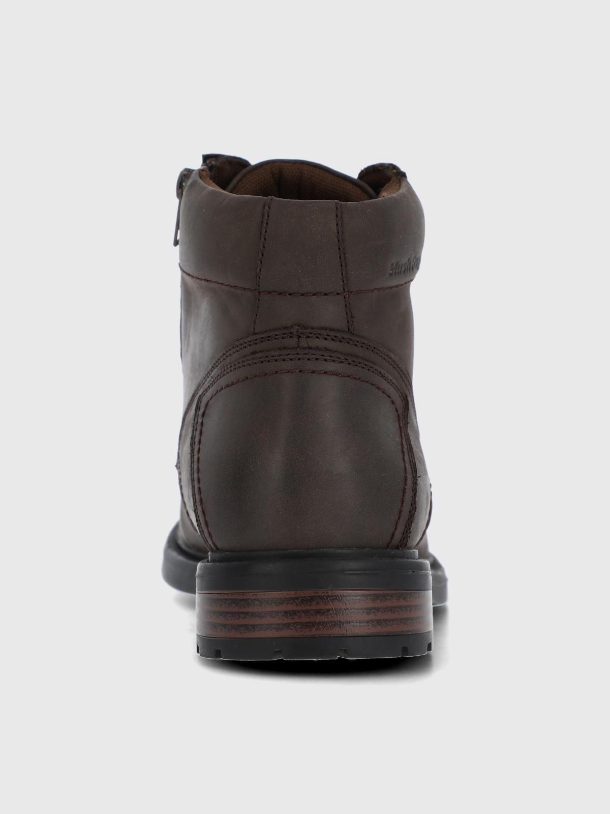 Botin Cuero Hombre Quero Café Oscuro-6