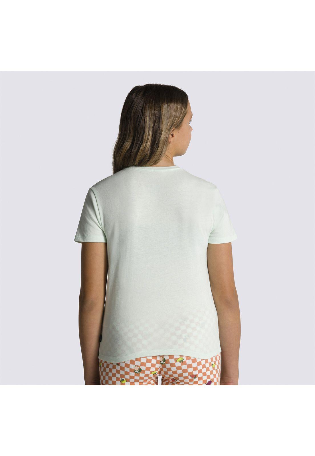 Polera M/C Unicorn Rainbow Crew Celeste Niño-1