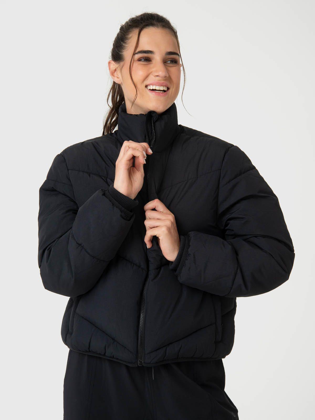 Parka Mujer Puffa Negra-0