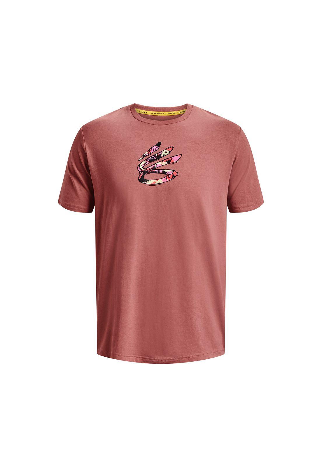 Polera M/C Baseball Curry Comic Fill Rojo Hombre-0