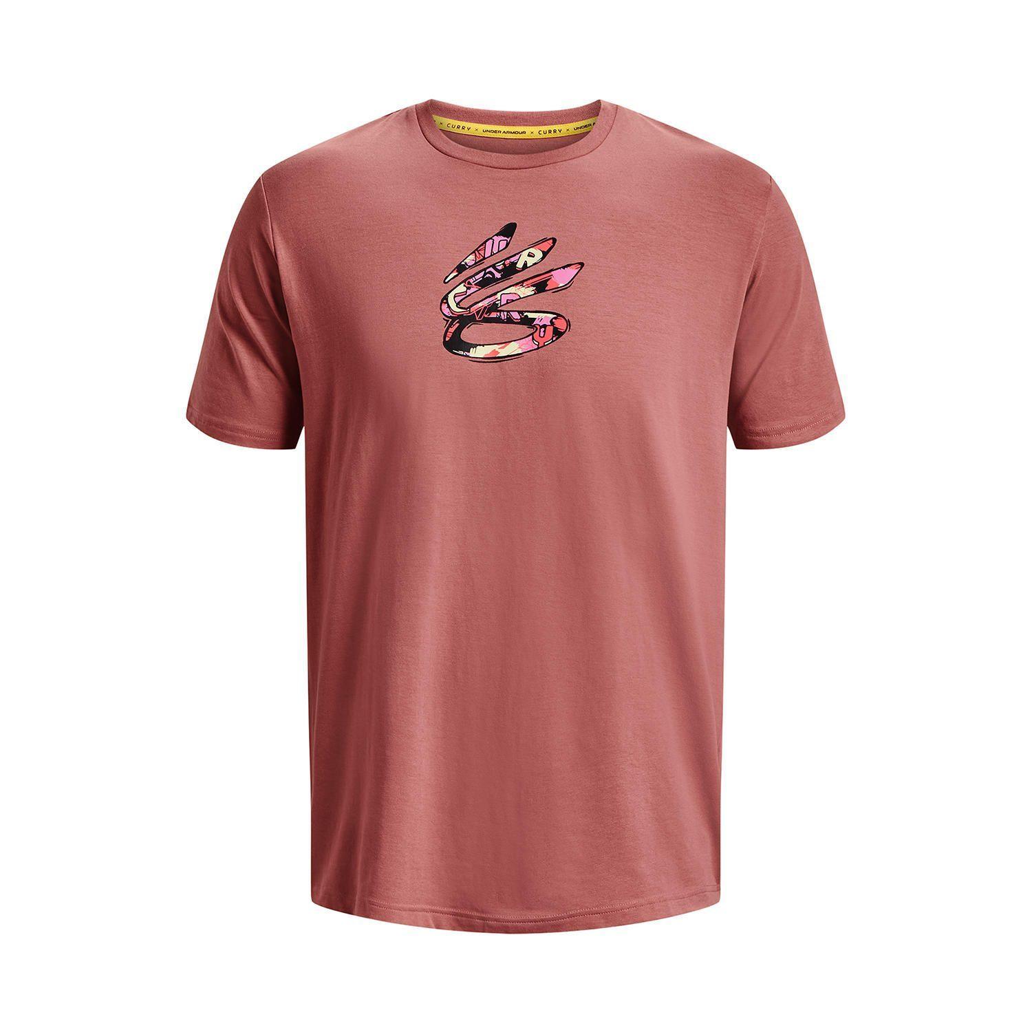 Polera M/C Baseball Curry Comic Fill Rojo Hombre-0