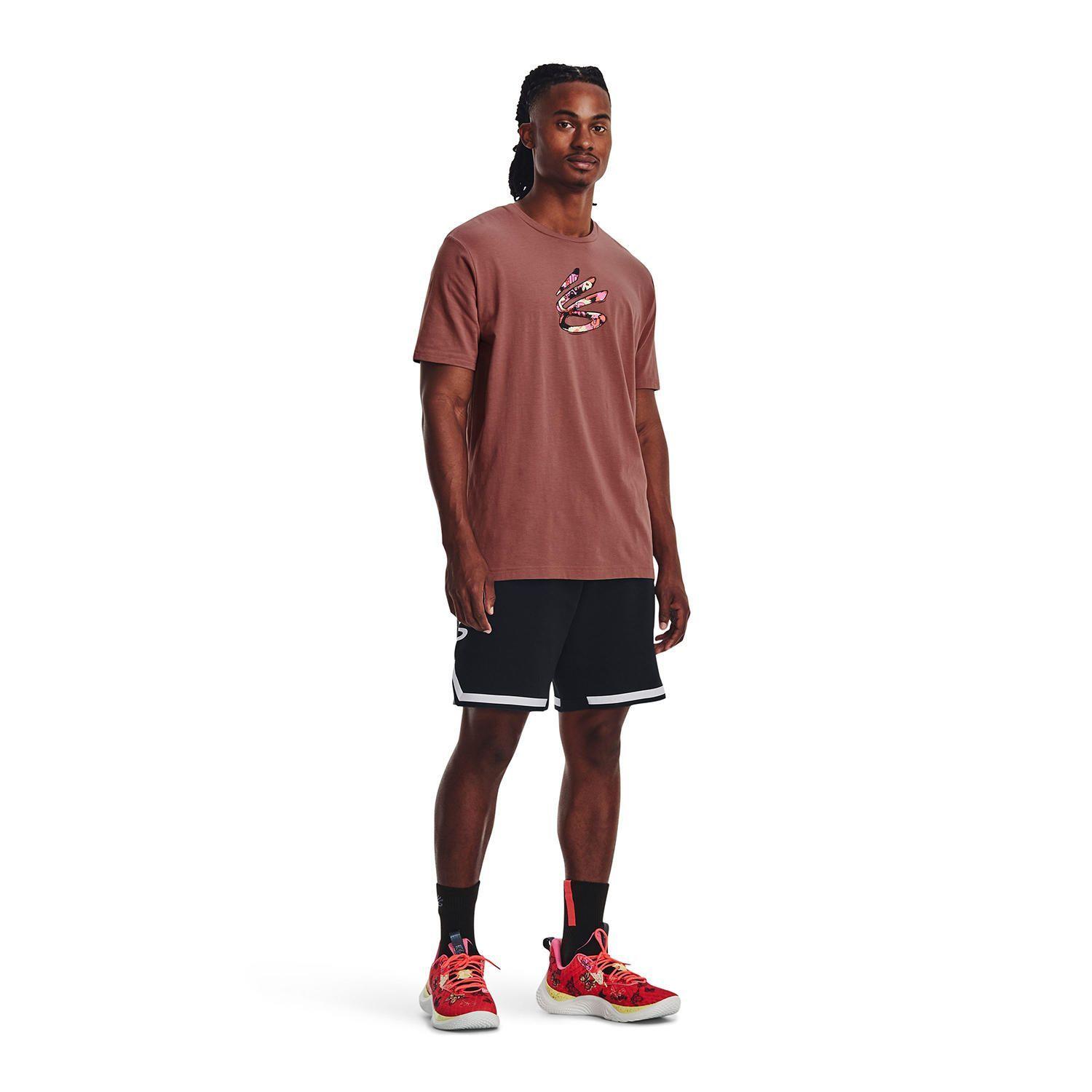 Polera M/C Baseball Curry Comic Fill Rojo Hombre-5