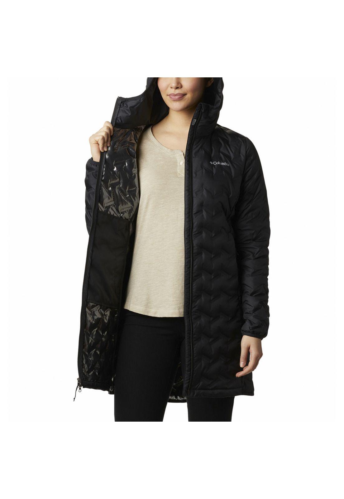 Parka Mujer Delta Ridge Long Jkt Negro-3