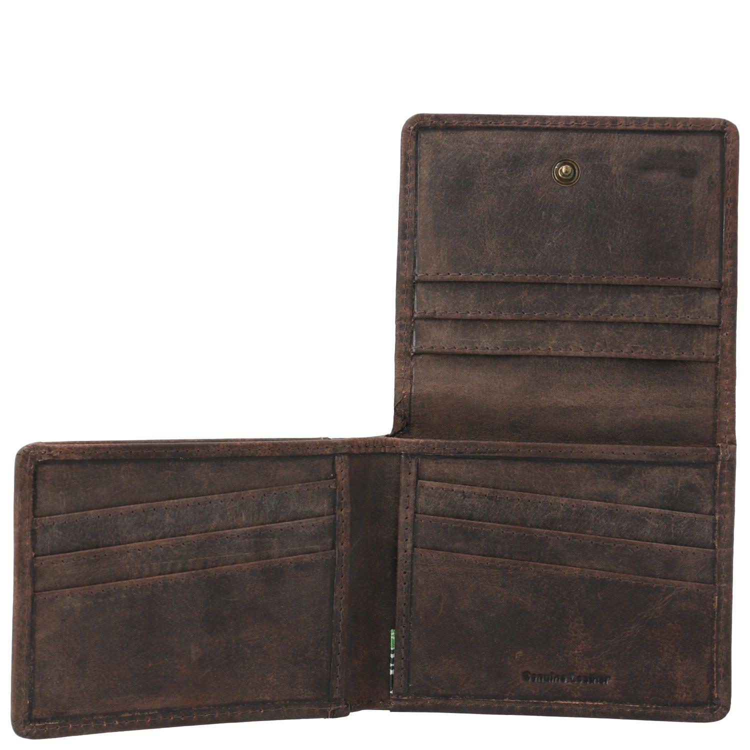 Billetera Cuero Hombre HT Clovelly Wallet Café-3
