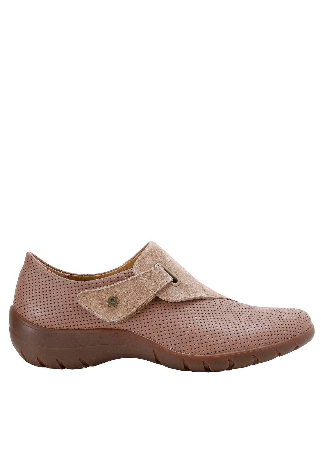 Zapato Cuero Albi Taupe-1