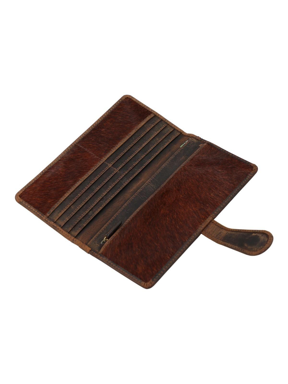 Billetera Cuero Mujer Hr Magnani Café-2