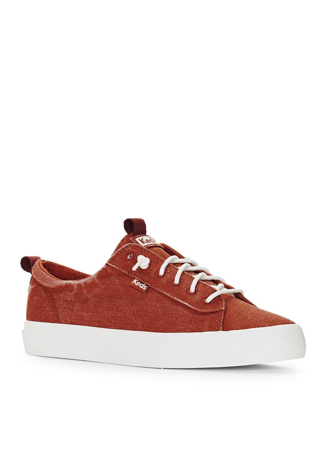 Zapatilla Casual Mujer Kickback Roja-1