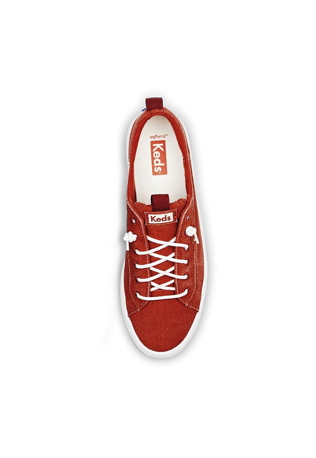 Zapatilla Casual Mujer Kickback Roja-3
