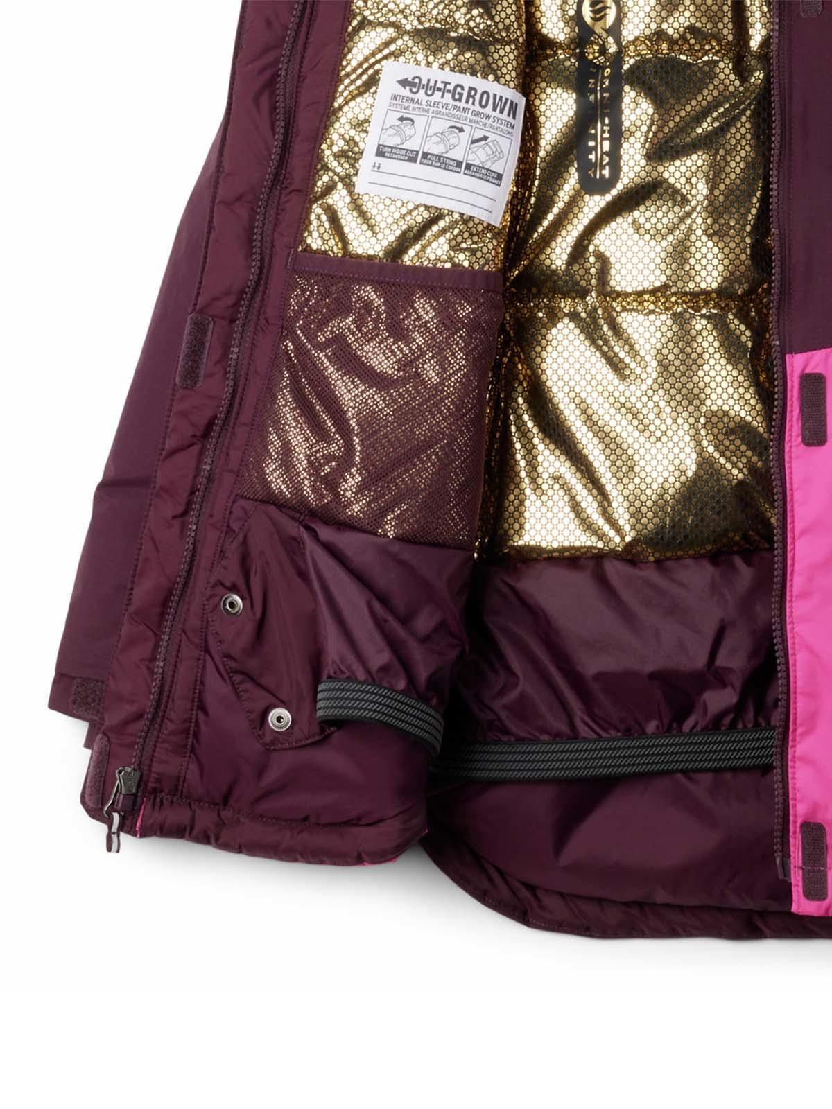 Parka impermeable Niña Mighty Mogul Iii Rosado-1