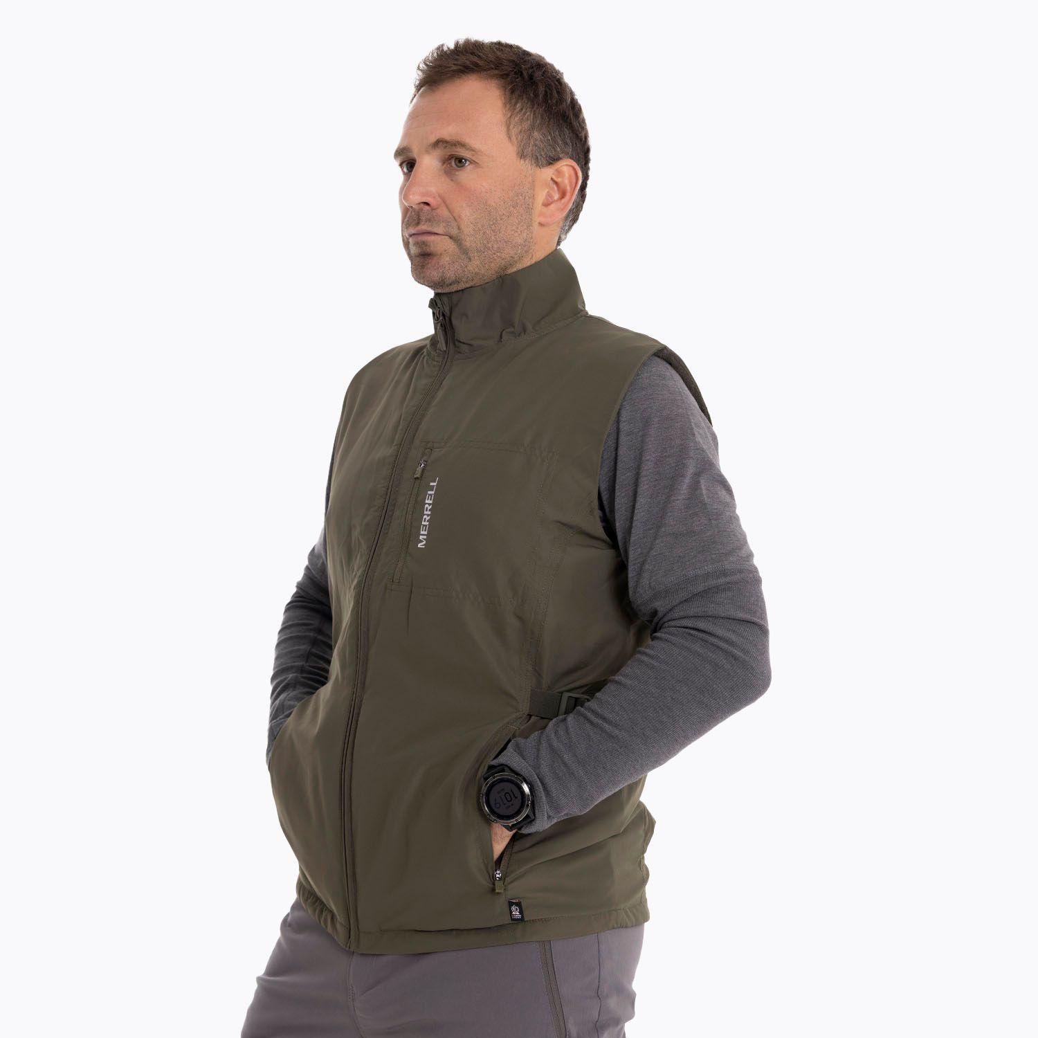 Polar Hombre Ochlock Vest Café oscuro Merrell-1